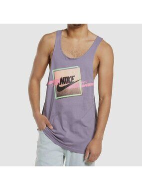 Nike Men's Sportwear Tank DM7945-588 Size S Purple NEW WITH TAGS!
